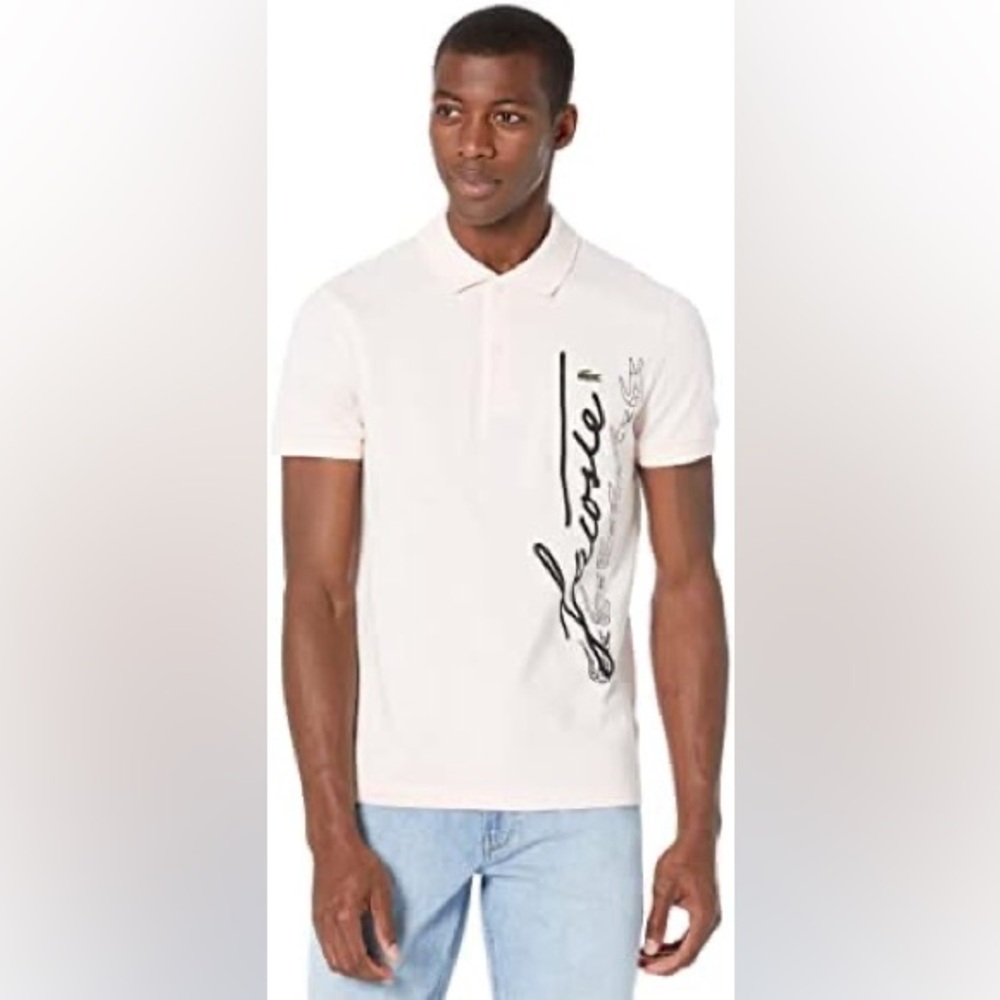 Men's Classic Fit Rene Signature Piqué Polo Shirt | XXL
